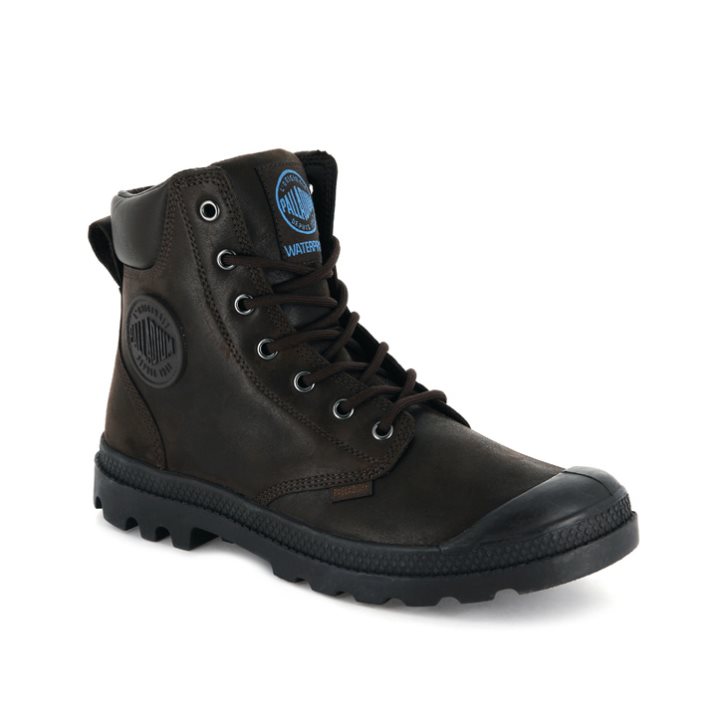 Palladium Pampa Cuff WP LUX Laarzen Dames Chocola | NL 12BLYDM